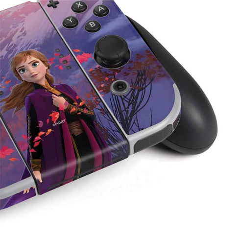 Disney Frozen II Anna Nintendo Switch OLED (2021) Skin